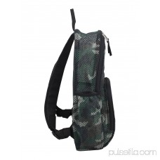 Eastsport Multi-Purpose Mesh Backpack with Front Pocket, Adjustable Straps and Lash Tab 567669663